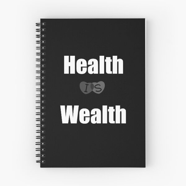 Item preview, Health is Wealth - motivational quote designed and sold by S Quinn.