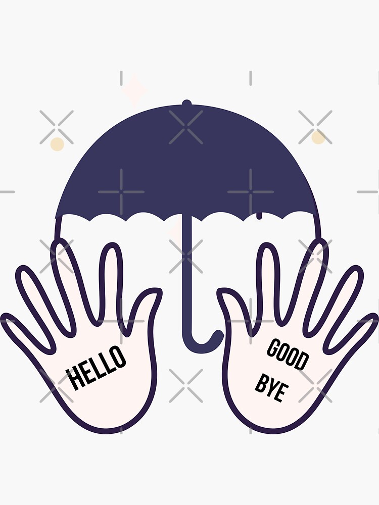 The Umbrella Academy - klaus - Hello Goodbye | Sticker