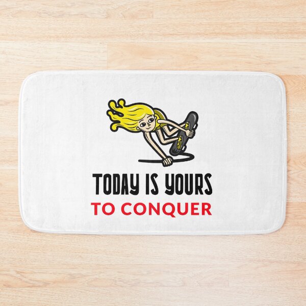 Item preview, TODAY IS YOURS TO CONQUER MOTIVATIONAL T-SHIRT QUOTE Skater designed and sold by SuccessfulVibes.
