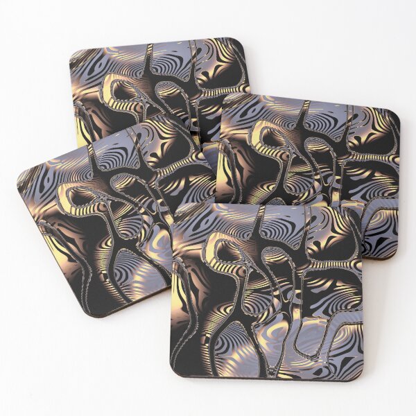 Item preview, Black and Gold Effect Abstract 2 designed and sold by Gingezel.