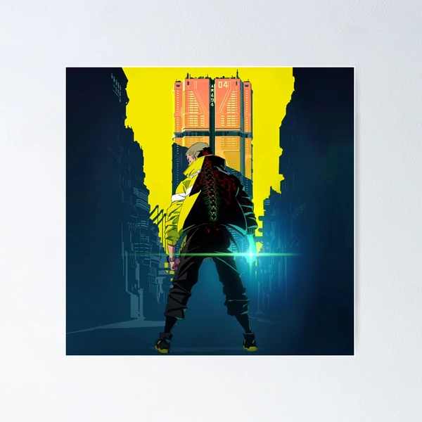 【未開封】Cyberpunk edgerunners 36×20in ポスター Cyberpunk EDGERUNNERS Black Balloon Marcket B2 Poster 515