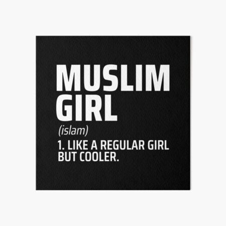 cute muslim girl Art Board Print for Sale by muslim-ah