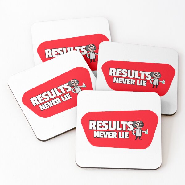 Item preview, RESULTS NEVER LIE MOTIVATIONAL STICKER QUOTE designed and sold by SuccessfulVibes.