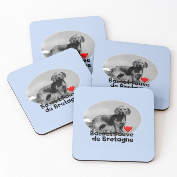 Item preview, Basset Fauve de Bretagne - Love heart designed and sold by S Quinn.