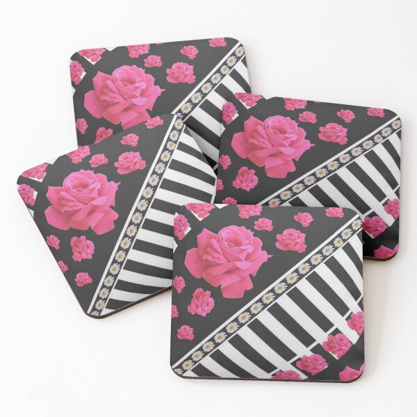 Item preview, PINK ROSE MODERN ARTABSTRACT PATTERN designed and sold by sharlesart.