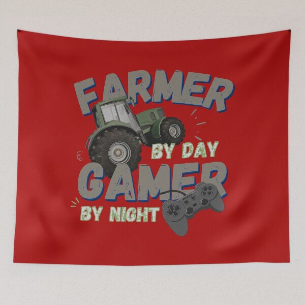 Item preview, Copie de Farmer By Day Gamer By Night designed and sold by ni3ma.