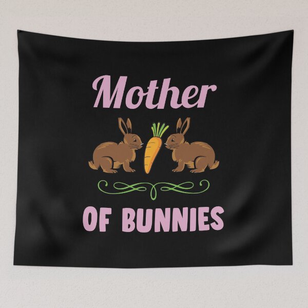 Item preview, Mother Of Bunnies Bunny Mom Cute Funny Rabbits designed and sold by Lenny Stahl.