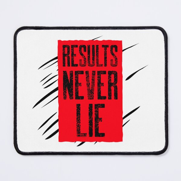 Item preview, RESULTS NEVER LIE MOTIVATIONAL T-Shirt QUOTE designed and sold by SuccessfulVibes.