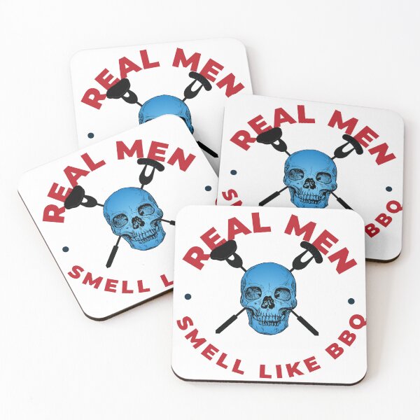 Item preview, Real Men Smell Like Barbeque designed and sold by player-502.