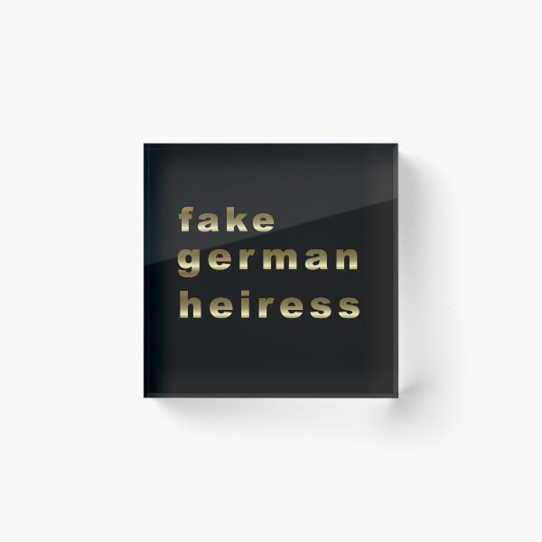 Item preview, fake german heiress designed and sold by Mike's Designs.