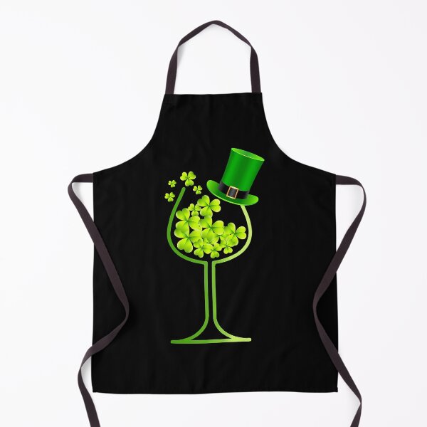 Item preview, Saint patrick's clovers in wine glass designed and sold by VickyCloset.