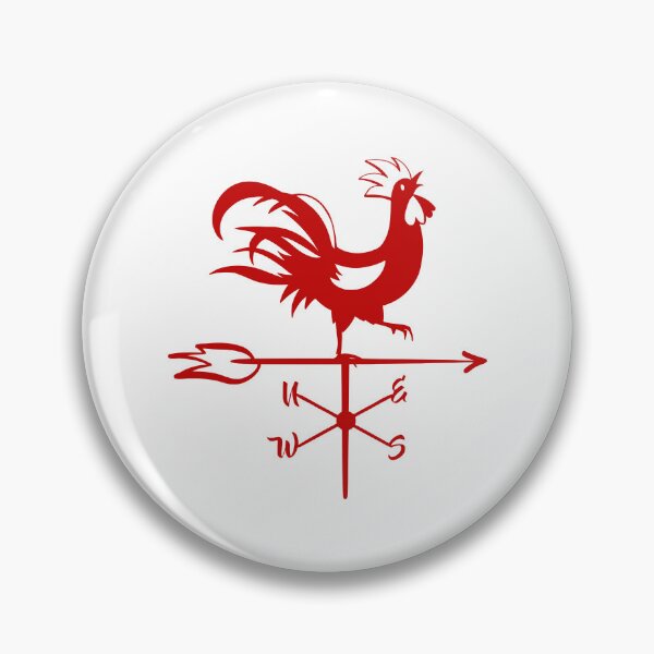 Item preview, red weather vane designed and sold by Vovelle.