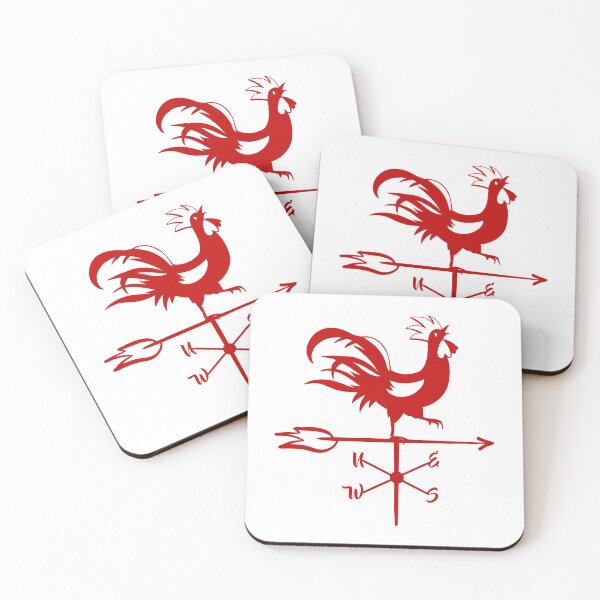 Item preview, red weather vane designed and sold by Vovelle.