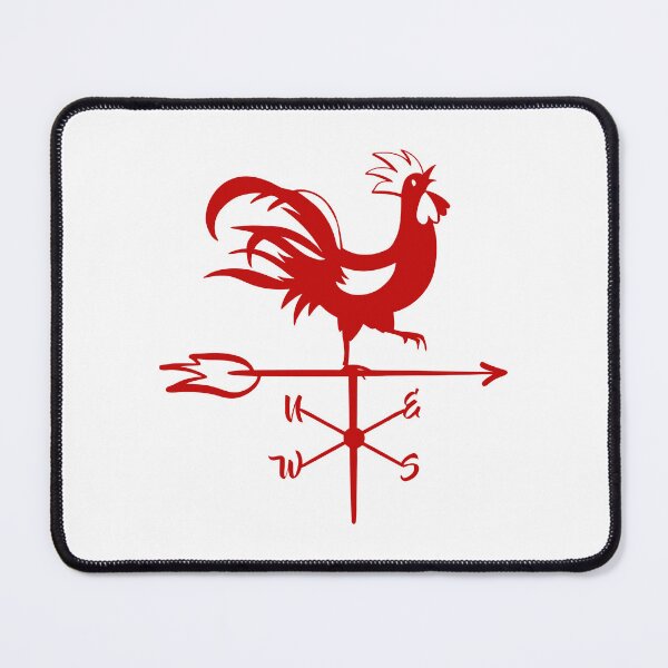 Item preview, red weather vane designed and sold by Vovelle.
