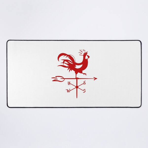 Item preview, red weather vane designed and sold by Vovelle.
