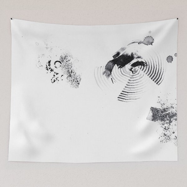 Item preview, ink explorations (232) - abstract black india ink painting designed and sold by expl-rations.