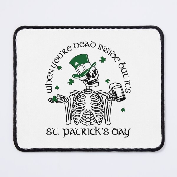 Item preview, Dead Inside But St Patrick Day Skeleton designed and sold by VickyCloset.