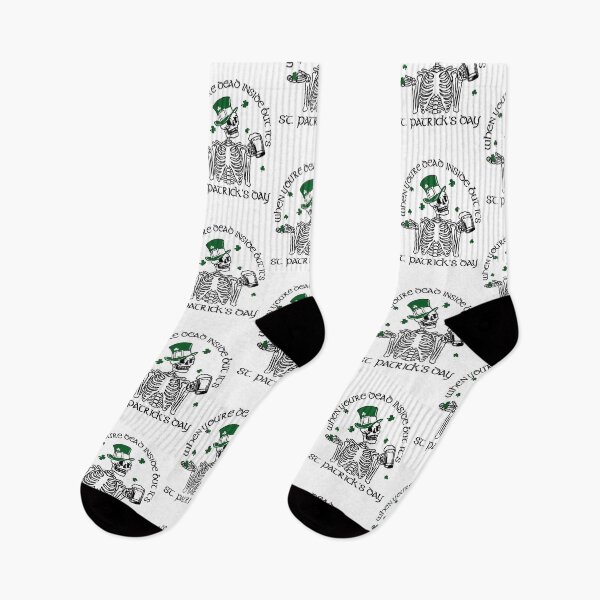 Item preview, Dead Inside But St Patrick Day Skeleton designed and sold by VickyCloset.