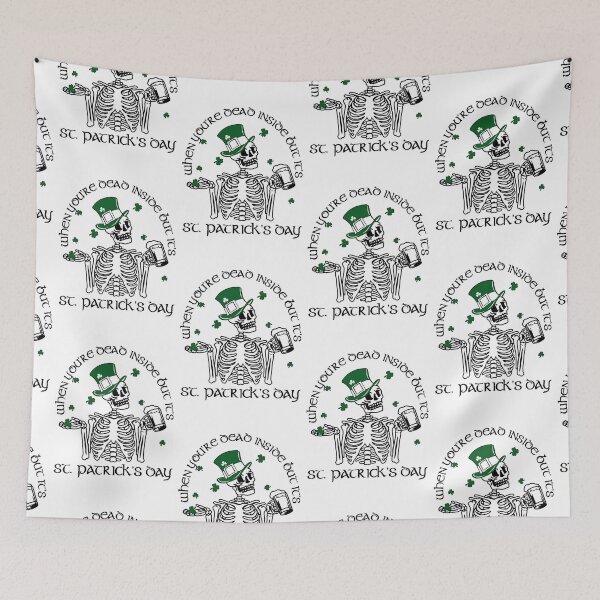 Item preview, Dead Inside But St Patrick Day Skeleton designed and sold by VickyCloset.