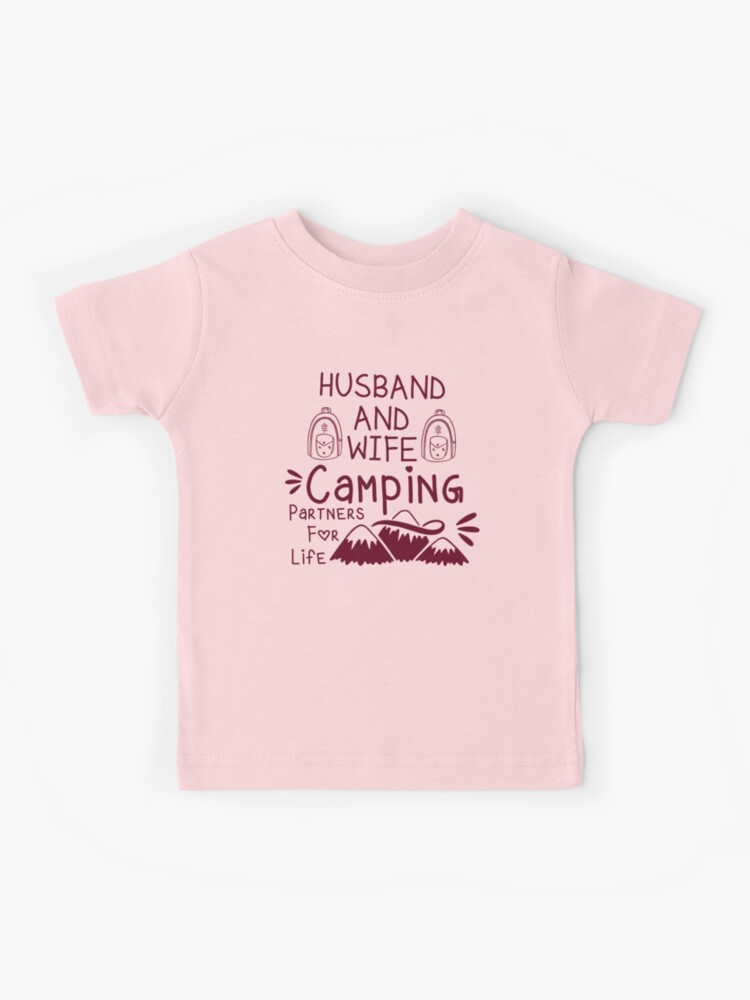Cute Husband And Wife Camping Partners For Life Camper Shirt Cute Husband And Wife Camping Partners For Life Camper Shirt