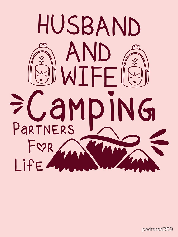Cute Husband And Wife Camping Partners For Life Camper Shirt Cute Husband And Wife Camping Partners For Life Camper Shirt