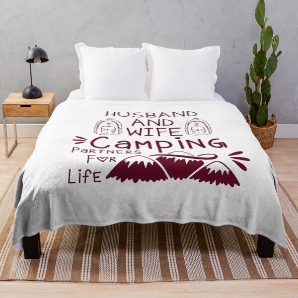 Item preview, Husband And Wife Camping Partners For Life Funny Romantic Camping Lovers Gift Perfect Love Adorable Camp Cool Quote designed and sold by pedrored369.