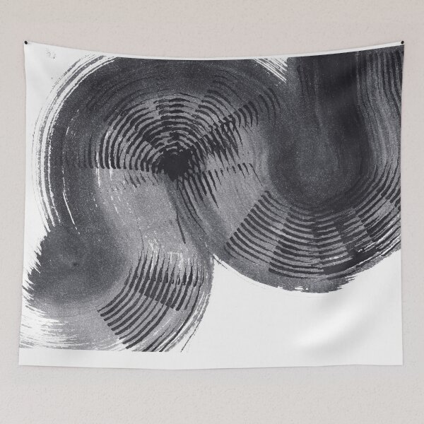 Item preview, ink explorations (233) - abstract black india ink painting designed and sold by expl-rations.