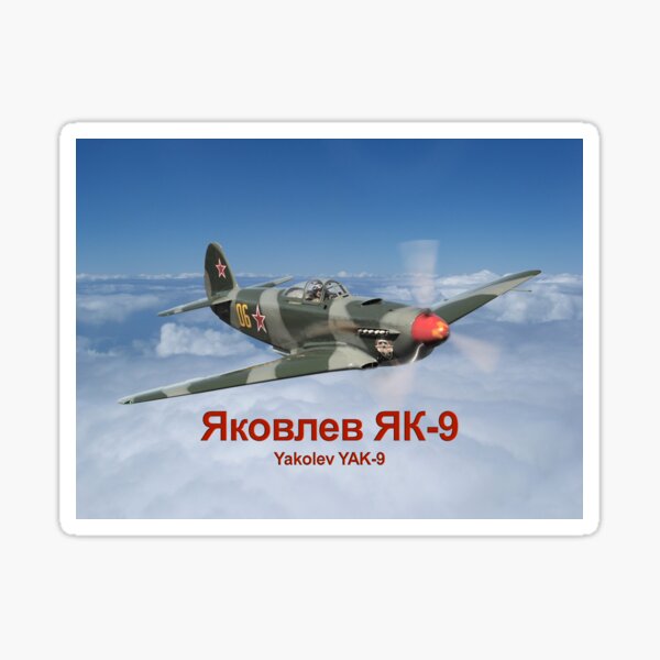 Item preview, Famous Aircraft - Yak-9 designed and sold by Mil Merchant.