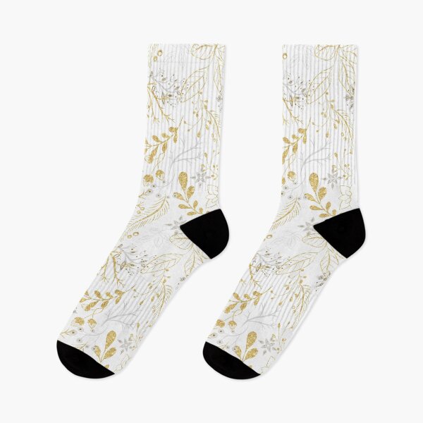 Item preview, Gold And Silver Leaf Pattern designed and sold by Elfinova.