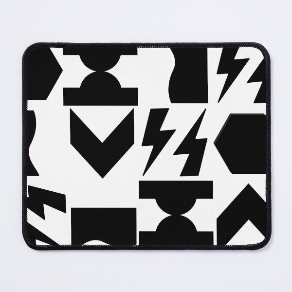 Item preview, Simple Shapes Mod Geometric Pattern in Black and White designed and sold by Ferocious-Pear.