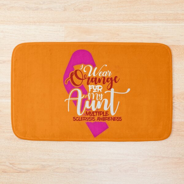 Item preview, I Wear Orange My Aunt Multiple Sclerosis Awareness,MS Awarenes, Awareness Month,Orange,ribbon,Llama Sunflower designed and sold by comeonyassine21.