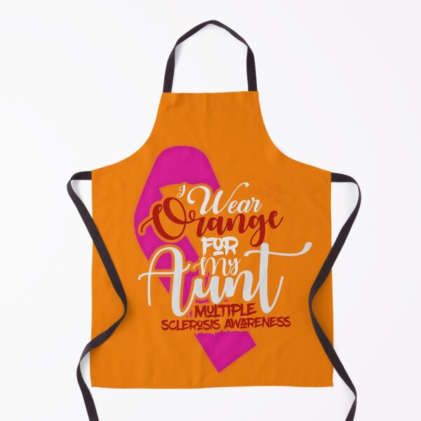 Item preview, I Wear Orange My Aunt Multiple Sclerosis Awareness,MS Awarenes, Awareness Month,Orange,ribbon,Llama Sunflower designed and sold by comeonyassine21.