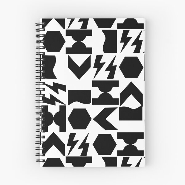 Item preview, Simple Shapes Mod Geometric Pattern in Black and White designed and sold by Ferocious-Pear.