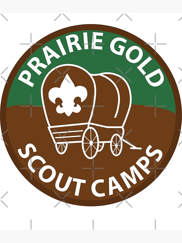 "Prairie Gold Scout Camps" Poster for Sale by Wildharegrafix Redbubble