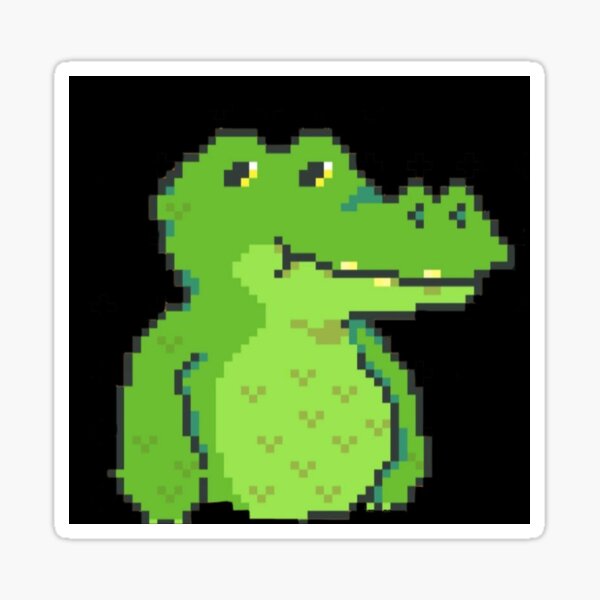 Regalos y productos: Cocodrilo Pixel Art | Redbubble