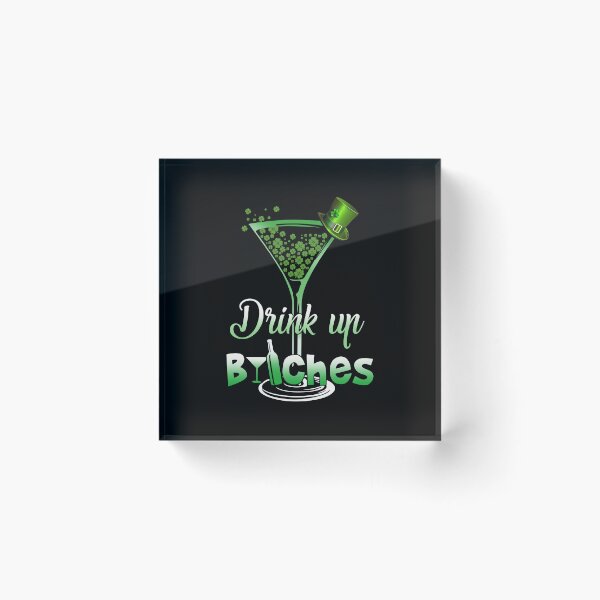 Item preview, Drink Up Shamrock St Patrick's Day designed and sold by Mnightsa.