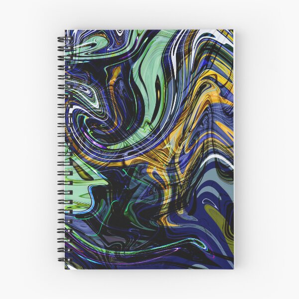 Item preview, Abstract Liquid - Green and Orange designed and sold by murkyswamp.