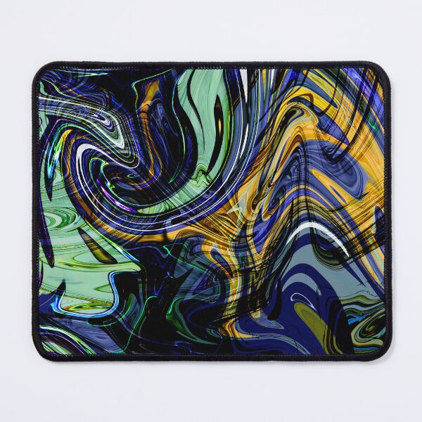 Item preview, Abstract Liquid - Green and Orange designed and sold by murkyswamp.