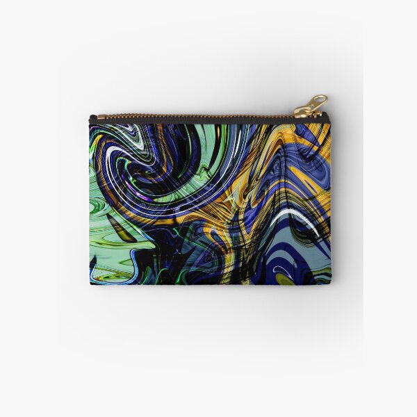 Item preview, Abstract Liquid - Green and Orange designed and sold by murkyswamp.