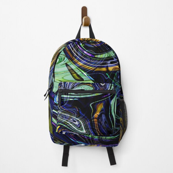 Item preview, Abstract Liquid - Green and Orange designed and sold by murkyswamp.