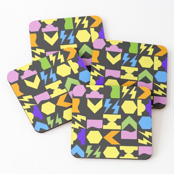 Item preview, Simple Shapes Multicolor Mod Geometric Pattern designed and sold by Ferocious-Pear.