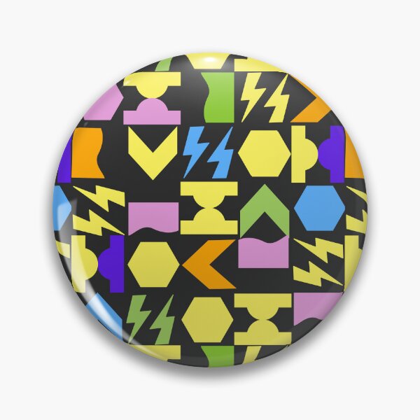 Item preview, Simple Shapes Multicolor Mod Geometric Pattern designed and sold by Ferocious-Pear.
