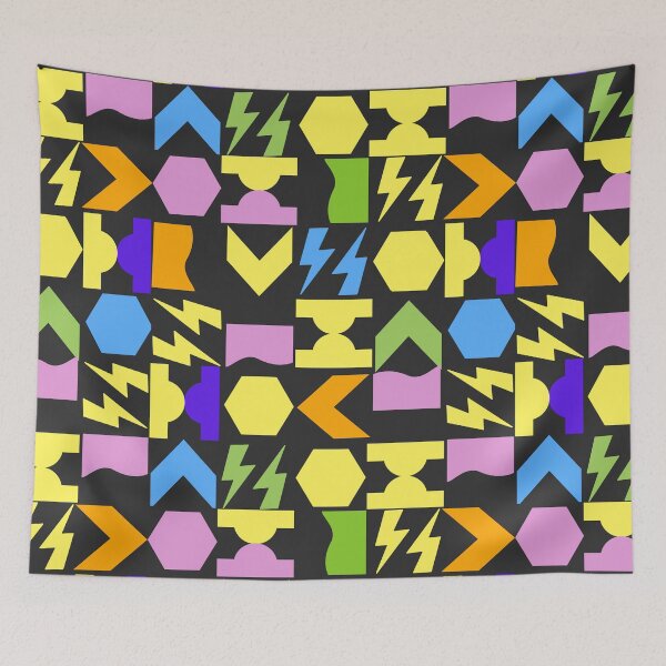Item preview, Simple Shapes Multicolor Mod Geometric Pattern designed and sold by Ferocious-Pear.