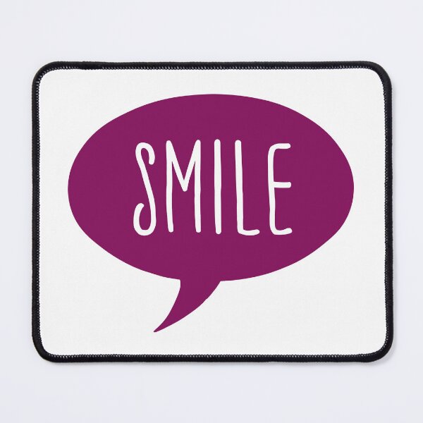 Item preview, Smile art with dialog bubble designed and sold by CamilaDavison.