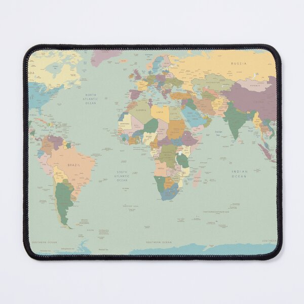 Item preview, World Map designed and sold by erreeme.