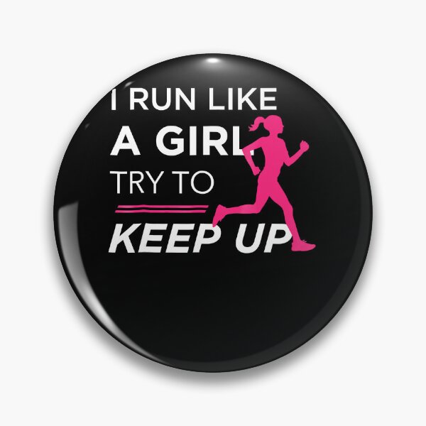 Item preview, TShirt For Female Runners - I Run Like a Girl Try to Keep Up designed and sold by basajbviner.