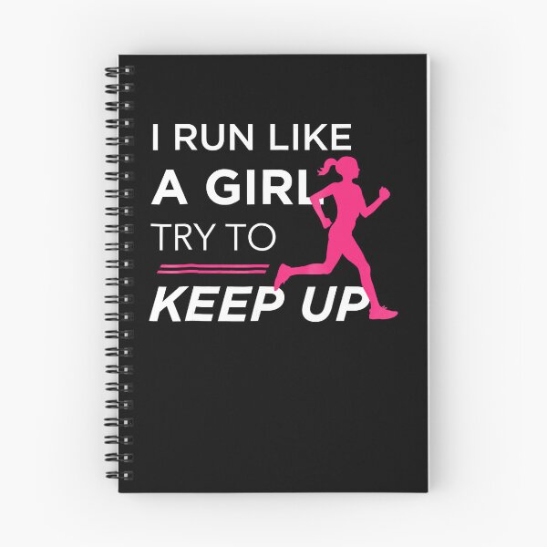 Item preview, TShirt For Female Runners - I Run Like a Girl Try to Keep Up designed and sold by basajbviner.