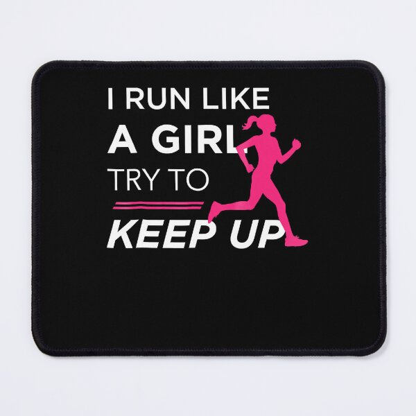 Item preview, TShirt For Female Runners - I Run Like a Girl Try to Keep Up designed and sold by basajbviner.