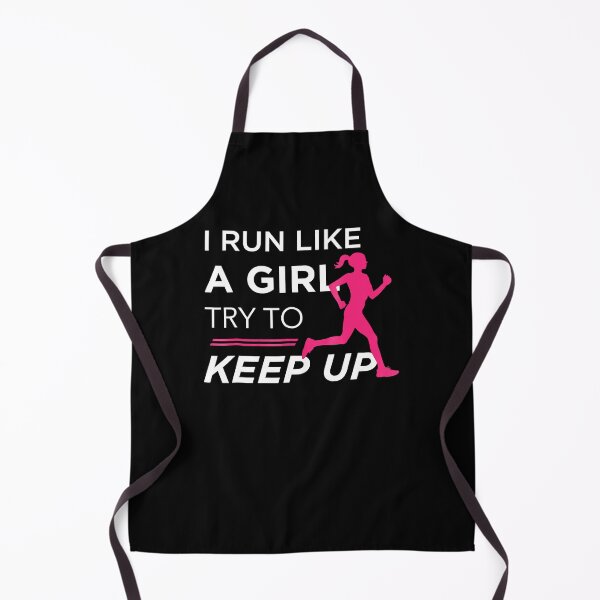 Item preview, TShirt For Female Runners - I Run Like a Girl Try to Keep Up designed and sold by basajbviner.