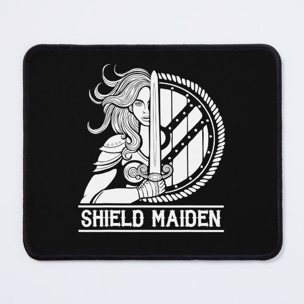 Item preview, Viking Shield Maiden Female Warrior Norse Mythology T-Shirt designed and sold by basajbviner.